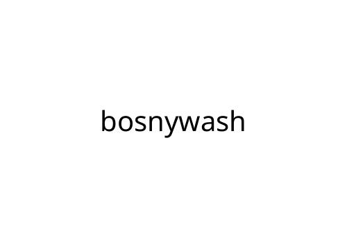 bosnywash