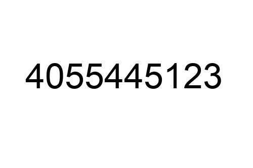 4055445123