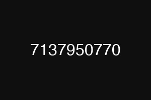 7137950770
