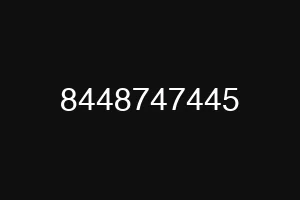 8448747445