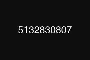 5132830807